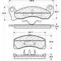Stoptech PosiQuiet Extended Wear FOR