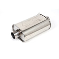 DC Sports Universal Oval Muffler 2.5 Inlet 3 Outlet