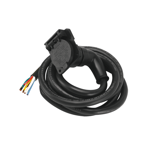 RIGHT ANGLE 7-WAY MOLDED CAR END W/