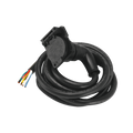 RIGHT ANGLE 7-WAY MOLDED CAR END W/