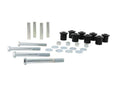 Spring - shackle bushing 8 Bushings 4 Tubes 4 Bolts 8 Washers 4 Nuts Grease