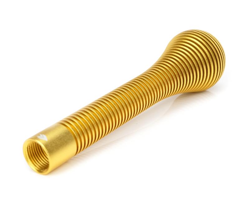 NRG Shift Knob Heat Sink Bubble Head Long Gold