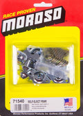 Moroso Quick Fastener - Self Ejecting - Butterfly Head - 5/16in x 650in - Steel - 10 Pack