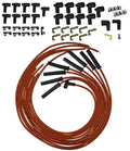 Moroso Universal HEI & Non-HEI Style Caps Ultra 350 8mm Multi-Angle Boot Spark Plug Wire Set - Red