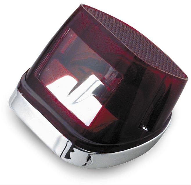 Bikers Choice 73-98 Big Twin And Sportster Replacement Taillight Red Replaces H-D 68008-73B