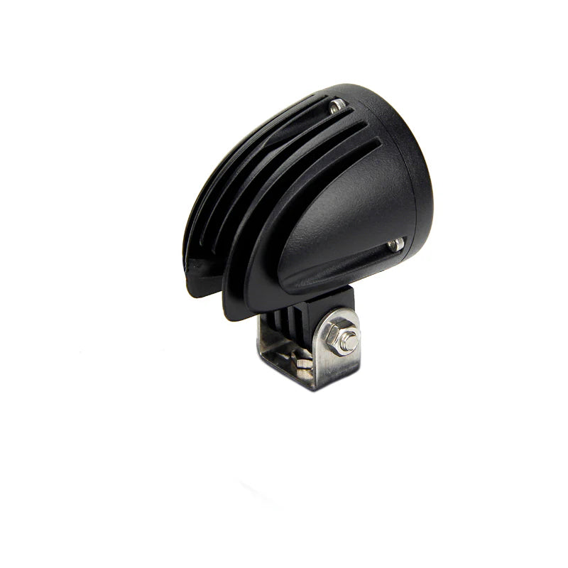 ~(1 lbs. 4X3X2)~ 2 Inch Work Light Round 10 Watt Spot Quantum Series Quake LED