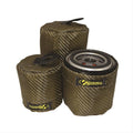 LAVA OIL FILTER SHIELD PROTECTS OIL FILTERS FROM AMBIENT HEAT AND ROAD DEBRIS.