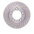 DFC 05-08 Porsche Cayman Left Front Drilled Brake Rotor