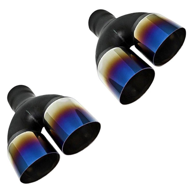 ~(4 lbs. 11X8X4)~ 3 in 9 1/4 in dual blue flame angle single wall passenger side i.d. 2 1/4 in