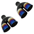 ~(4 lbs. 11X8X4)~ 3 in 9 1/4 in dual blue flame angle single wall passenger side i.d. 2 1/4 in