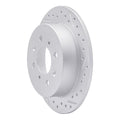 DFC 88-01 Acura Integra Rear Right Drilled & Slotted Geoperformance Rotor