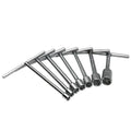 7PC SHORT THANDLE SOCKET WRENCH SET (175MM/63/4IN)