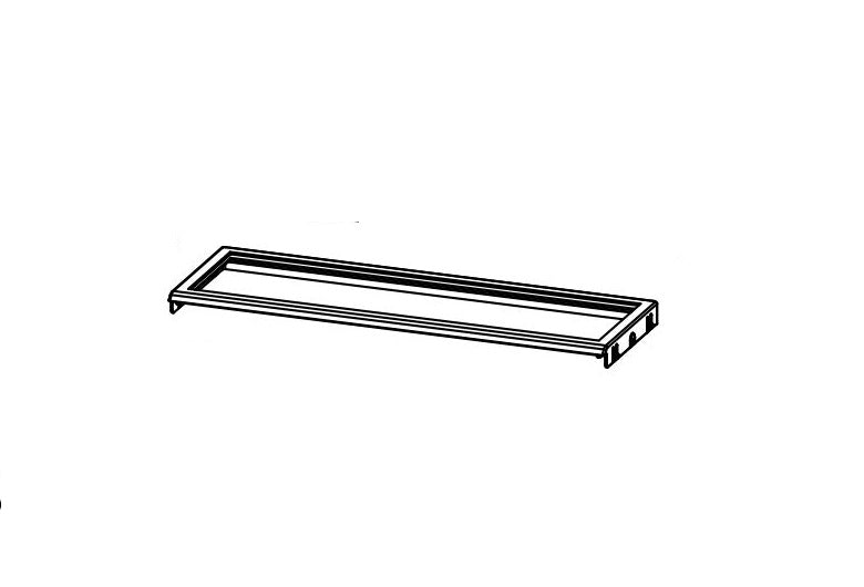 DOUBLE LAYER SHELF REAR-WIRE