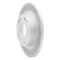 DFC 16-25 Honda Civic Sedan Rear Left Drilled & Slotted Geoperformance Rotor