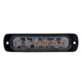 6LED ULTRA SLIM FLUSH MOUNT 19FLASH PATTERN MARKER STROBE LIGHT(AMBER)