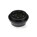 THREE BOLT TO 6 BOLT MARK 40 BLACK BILLET ALUMINUM STEERING WHEEL HUB ADAPTER PL
