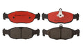 Brembo 99-03 Jaguar Vanden Plas/98-03 XJ8/XJR/97-06 XK8 Rear Premium NAO Ceramic OE Equivalent Pad