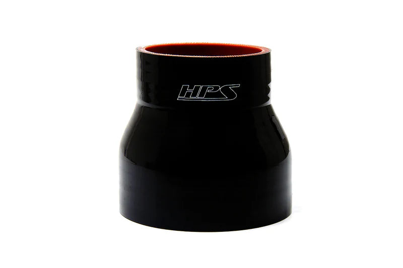 Industrial Injection 2-3 4 - 3 Silicone Straight Reducer Coupler Hose High Temp 4-ply Reinforced 70mm - 76mm - HTSR-275-300-L6-BLK