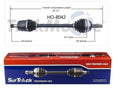 NEW CV AXLE