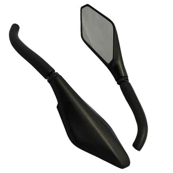 MOTORCYCLE EUROSTYLE MIRROR KITBLACK