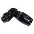 Fragola -10AN x 90 Degree x 3/4-16 (8) Hose End - Black
