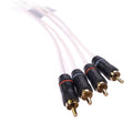 SHIELDED RCA CABLE, 25FT, 4 WAY