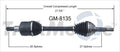 NEW CV AXLE