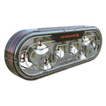 J.W. Speaker 12-24V DOT LED Heated Red Stop Tail Turn Light with Harness 0346704