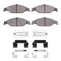 DFC 99-04 Ford Mustang Front 5000 Advanced Ceramic Brake Pads and Hardware Kit