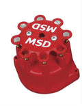 MSD Distributor Cap, Pro-Billet Marine, Ford, Red MSD Ignition