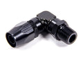 Fragola -10AN x 90 Degree Hose End x 3/8 NPT - Black
