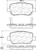 Street Brake Pads w/Shims and Hardware