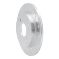 DFC 01-19 Ford Fiesta (USA/Canada) Rear Right Drilled & Slotted Silver Brake Rotor