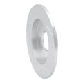 DFC 01-19 Ford Fiesta (USA/Canada) Rear Right Drilled & Slotted Silver Brake Rotor