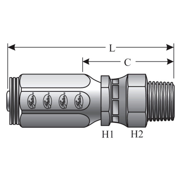 HYDRAULIC COUPLING - FIELD ATTACHAB