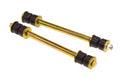Prothane Universal End Link Set - 7 3/8in Mounting Length - Red