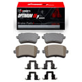 R1 12-17 Audi A4 Quattro Rear Optimum OE Pads & Hardware Kit