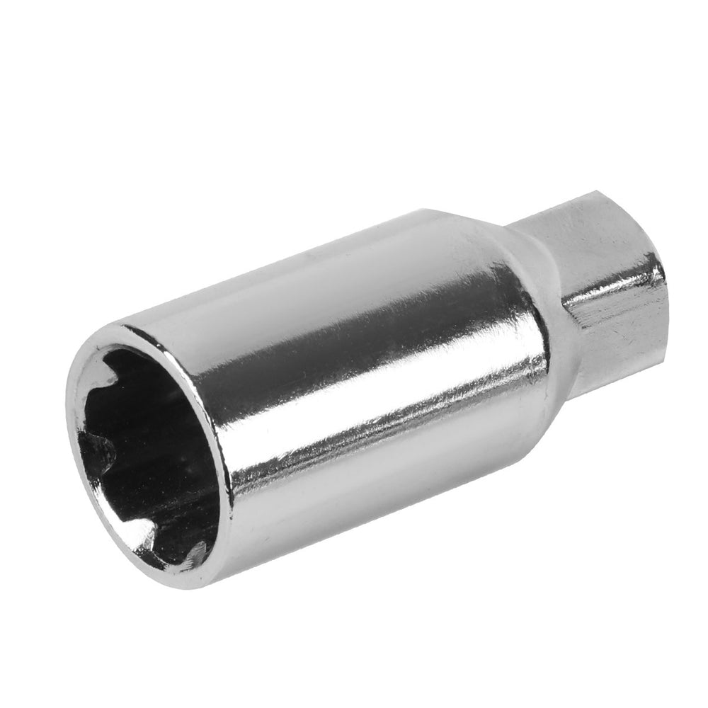 NRG 500 Series M12 X 1.25 Bullet Shape Steel Lug Nut Set - 21 Pc w/Lock Key - Black
