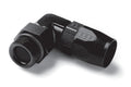 BLACK 90 DEG -8 AN TO -8 SWIVEL-SEAL