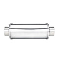 DC Sports Universal Oval Muffler 3 Inlet 3 Outlet