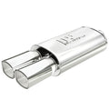 DC Sports Universal Oval Muffler 2.5 Inlet 2.5 Outlet