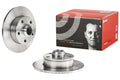 Brembo 92-95 VW Corrado/95-99 Golf/94-99 Jetta/93-97 Passat Rear Premium OE Equivalent Rotor