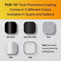POR-15 silver auto part