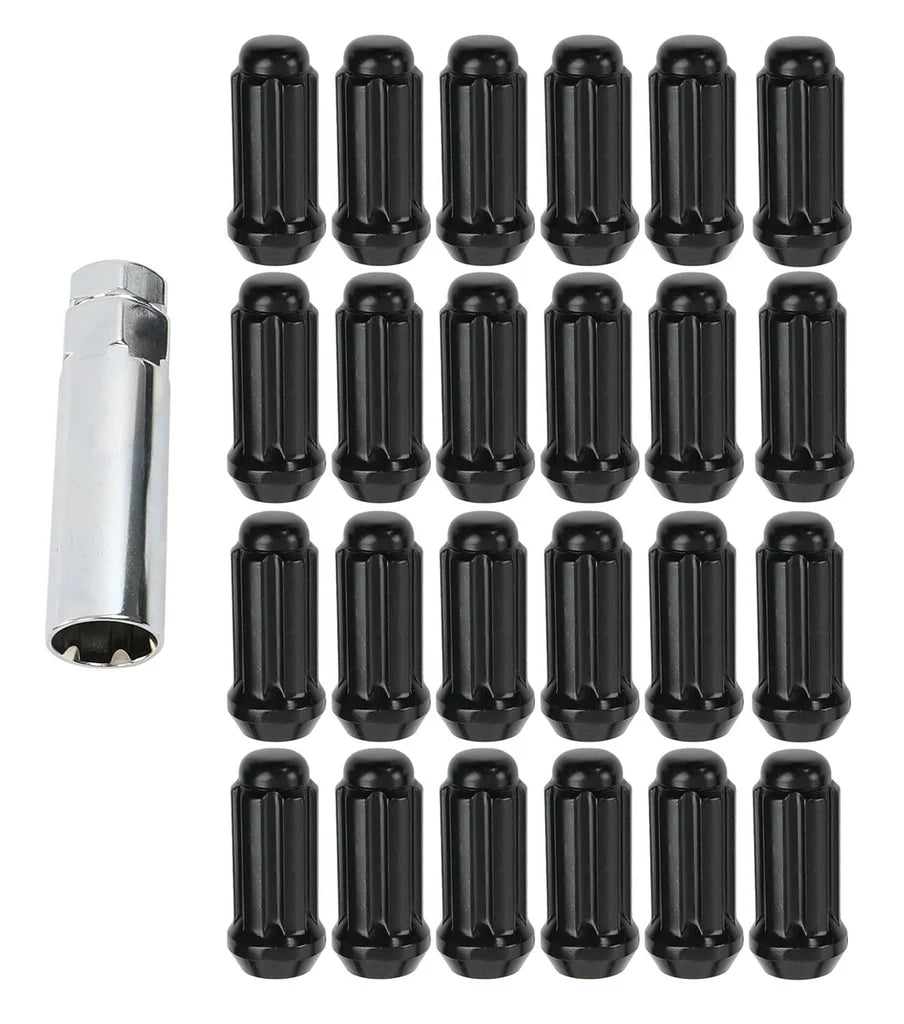 Method Lug Nut Kit - 24 Nuts Spline - 14x1.5 - 6 Lug Kit - Chrome