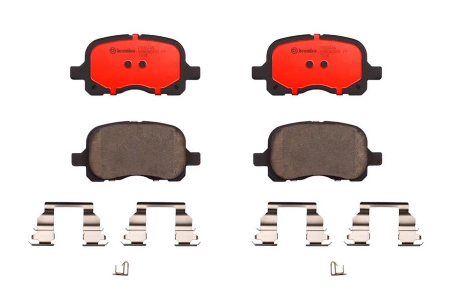 Brembo 98-02 Chevrolet Prizm/Toyota Corolla Front Premium NAO Ceramic OE Equivalent Pad