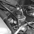 Moroso Mid 08-14 Ford Mustang Brake Reservoir Cover - Fabricated Aluminum