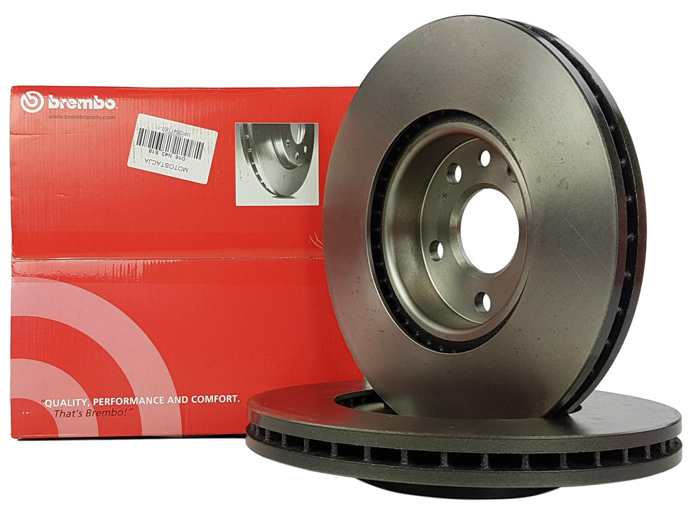Brembo 12-15 Range Rover Evoque/11-18 Volvo S60 Front Premium UV Coated OE Equivalent Rotor