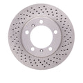DFC 05-08 Porsche Boxster Right Front Drilled Brake Rotor