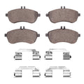 DFC 08-15 Mercedes-Benz C250 Front 5000 Advanced Low Metallic Brake Pads and Hardware Kit