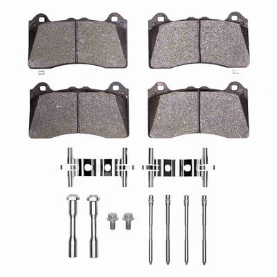 R1 16-18 Ford Focus Front Semi Met Pads & Hardware Kit
